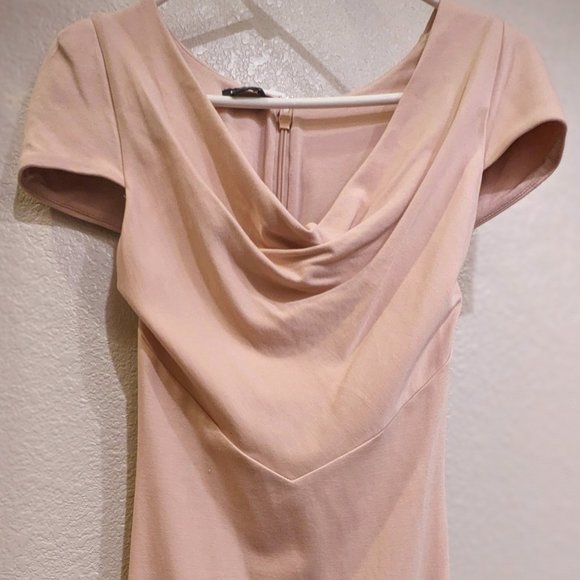 light pink prom dress tight Tight Long Embroidered-Lace Prom Gown